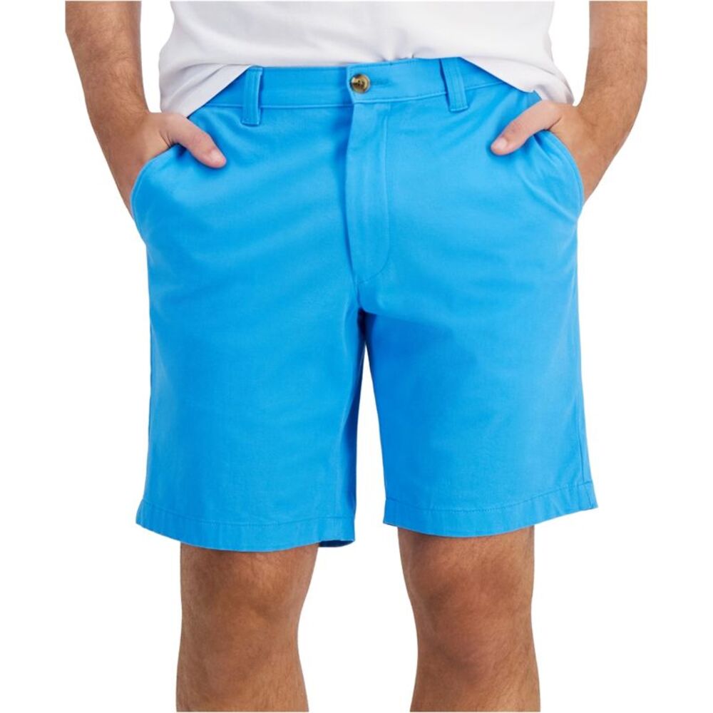 Club Room Mens 4-Way Stretch 9'' Casual Chino Shorts, NWT